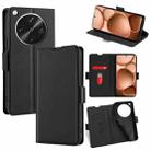 For OPPO Find X8 Ultra 5G Ultra-thin Voltage Side Buckle Horizontal Flip Leather Phone Case(Black) - 1