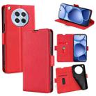 For OPPO Find X8s 5G Ultra-thin Voltage Side Buckle Horizontal Flip Leather Phone Case(Red) - 1