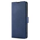 For Motorola Edge 50 5G Ultra-thin Voltage Side Buckle Horizontal Flip Leather Phone Case(Blue) - 2