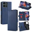 For Motorola Moto G 5G 2025 Ultra-thin Voltage Side Buckle Horizontal Flip Leather Phone Case(Blue) - 1