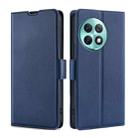 For OnePlus Ace 2 Pro Ultra-thin Voltage Side Buckle Horizontal Flip Leather Phone Case(Blue) - 1