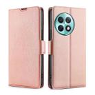 For OnePlus Ace 2 Pro Ultra-thin Voltage Side Buckle Horizontal Flip Leather Phone Case(Rose Gold) - 1