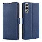 For OnePlus Nord CE4 Ultra-thin Voltage Side Buckle Horizontal Flip Leather Phone Case(Blue) - 1