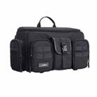 Cwatcun D96 Waist Camera Bag Sling Shoulder Camera Bag, Size:40 x 20 x 22cm(Black) - 1