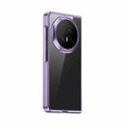 For Honor Magic V5 6D Electroplating PC Shockproof Phone Case(Purple) - 2