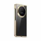 For Honor Magic V5 6D Electroplating PC Shockproof Phone Case(Gold) - 2