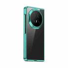 For Honor Magic V5 6D Electroplating PC Shockproof Phone Case(Green) - 2