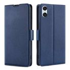 For Sony Xperia 10 VI Ultra-thin Voltage Side Buckle Horizontal Flip Leather Phone Case(Blue) - 1