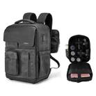 Cwatcun D97 Professional Photography Bag Mirrorless/SLR Multifunctional Backpack Camera Bag, Size:44 x 34 x 20.5cm(Black) - 1