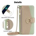 For Motorola Edge 50 Pro 5G Crossbody Litchi Texture Leather Phone Case(Green) - 2