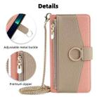 For Motorola Moto G 5G 2024 Crossbody Litchi Texture Leather Phone Case(Pink) - 2