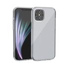 For iPhone 12 / 12 Pro Shockproof Terminator Style Transparent Protective Case(Grey) - 1