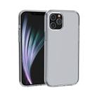 For iPhone 12 Pro Max Shockproof Terminator Style Transparent Protective Case(Grey) - 1