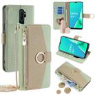 For OPPO A9 2020 / A11x / A5 2020 Crossbody Litchi Texture Leather Phone Case(Green) - 1