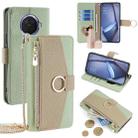 For OPPO Ace2 Crossbody Litchi Texture Leather Phone Case(Green) - 1