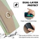 For OPPO A3 5G India Crossbody Litchi Texture Leather Phone Case(Green) - 3