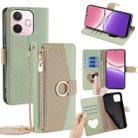 For OPPO A5 Pro 5G Global Crossbody Litchi Texture Leather Phone Case(Green) - 1