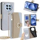 For OPPO Find X8s 5G Crossbody Litchi Texture Leather Phone Case(Blue) - 1