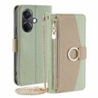 For OnePlus Nord CE3 5G Crossbody Litchi Texture Leather Phone Case(Green) - 1