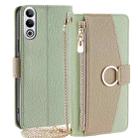 For OnePlus Ace 3V 5G Crossbody Litchi Texture Leather Phone Case(Green) - 1