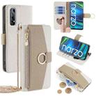 For Realme 7 / Narzo 20 Pro Crossbody Litchi Texture Leather Phone Case(White) - 1