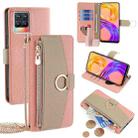 For Realme 8 / 8 Pro Crossbody Litchi Texture Leather Phone Case(Pink) - 1