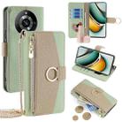 For Realme 11 Pro 5G / 11 Pro+ 5G Crossbody Litchi Texture Leather Phone Case(Green) - 1