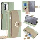 For Realme GT Master / Q3 Pro Carnival Crossbody Litchi Texture Leather Phone Case(Green) - 1