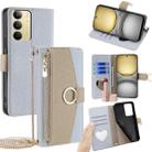 For Realme C75 4G / 14x 5G Global Crossbody Litchi Texture Leather Phone Case(Blue) - 1
