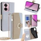 For Realme P3 Pro 5G Global Crossbody Litchi Texture Leather Phone Case(Blue) - 1