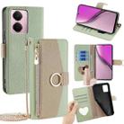 For Realme P3 Pro 5G Global Crossbody Litchi Texture Leather Phone Case(Green) - 1