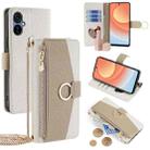 For Tecno Camon 19 Neo Crossbody Litchi Texture Leather Phone Case(White) - 1