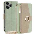 For Tecno Pova 6 Pro 5G Crossbody Litchi Texture Leather Phone Case(Green) - 1