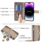 For vivo S19 Crossbody Litchi Texture Leather Phone Case(Grey) - 3