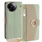 For Xiaomi Civi 4 Pro Crossbody Litchi Texture Leather Phone Case(Green) - 1