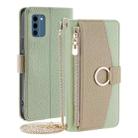 For Nokia C300 4G Crossbody Litchi Texture Leather Phone Case(Green) - 1