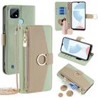 For Nokia C21 Crossbody Litchi Texture Leather Phone Case(Green) - 1