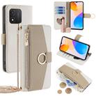 For Honor X5 4G Crossbody Litchi Texture Leather Phone Case(White) - 1