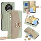 For Honor X30 Crossbody Litchi Texture Leather Phone Case(Green) - 1