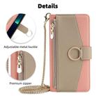 For Honor X40 Crossbody Litchi Texture Leather Phone Case(Pink) - 2
