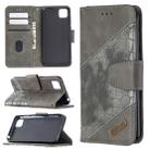 For Huawei Y5P Matching Color Crocodile Texture Horizontal Flip PU Leather Case with Wallet & Holder & Card Slots(Grey) - 1