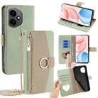 For Honor 400 Global 156.5mm Crossbody Litchi Texture Leather Phone Case(Green) - 1
