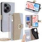 For Honor 400 Pro Global 160.8mm Crossbody Litchi Texture Leather Phone Case(Blue) - 1