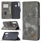 For Huawei Y7P Matching Color Crocodile Texture Horizontal Flip PU Leather Case with Wallet & Holder & Card Slots(Grey) - 1