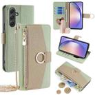 For Samsung Galaxy A54 5G Crossbody Litchi Texture Leather Phone Case(Green) - 1