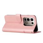 For Infinix Note 50s Stitching Calf Texture Buckle Leather Phone Case(Pink) - 3