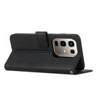For Infinix Note 50s Stitching Calf Texture Buckle Leather Phone Case(Black) - 3