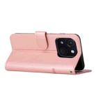 For itel A50C Stitching Calf Texture Buckle Leather Phone Case(Pink) - 3