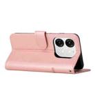For itel A80 Stitching Calf Texture Buckle Leather Phone Case(Pink) - 3