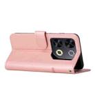 For itel P65 Stitching Calf Texture Buckle Leather Phone Case(Pink) - 3